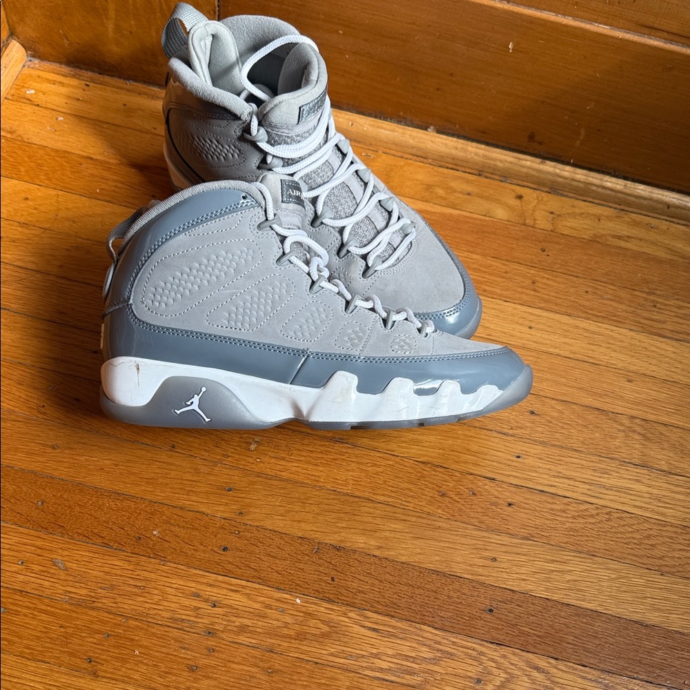 Jordan 9s Gray Sneakers - Picture 2 of 6